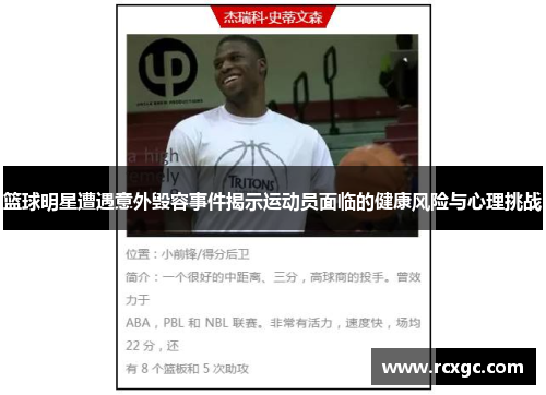 篮球明星遭遇意外毁容事件揭示运动员面临的健康风险与心理挑战